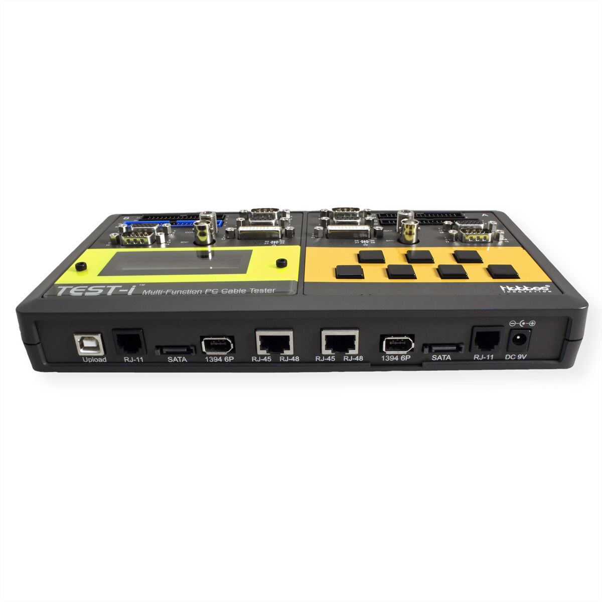 HOBBES TEST-i – Netzwerk-Kabeltester – RJ45/BNC/USB, LCD
