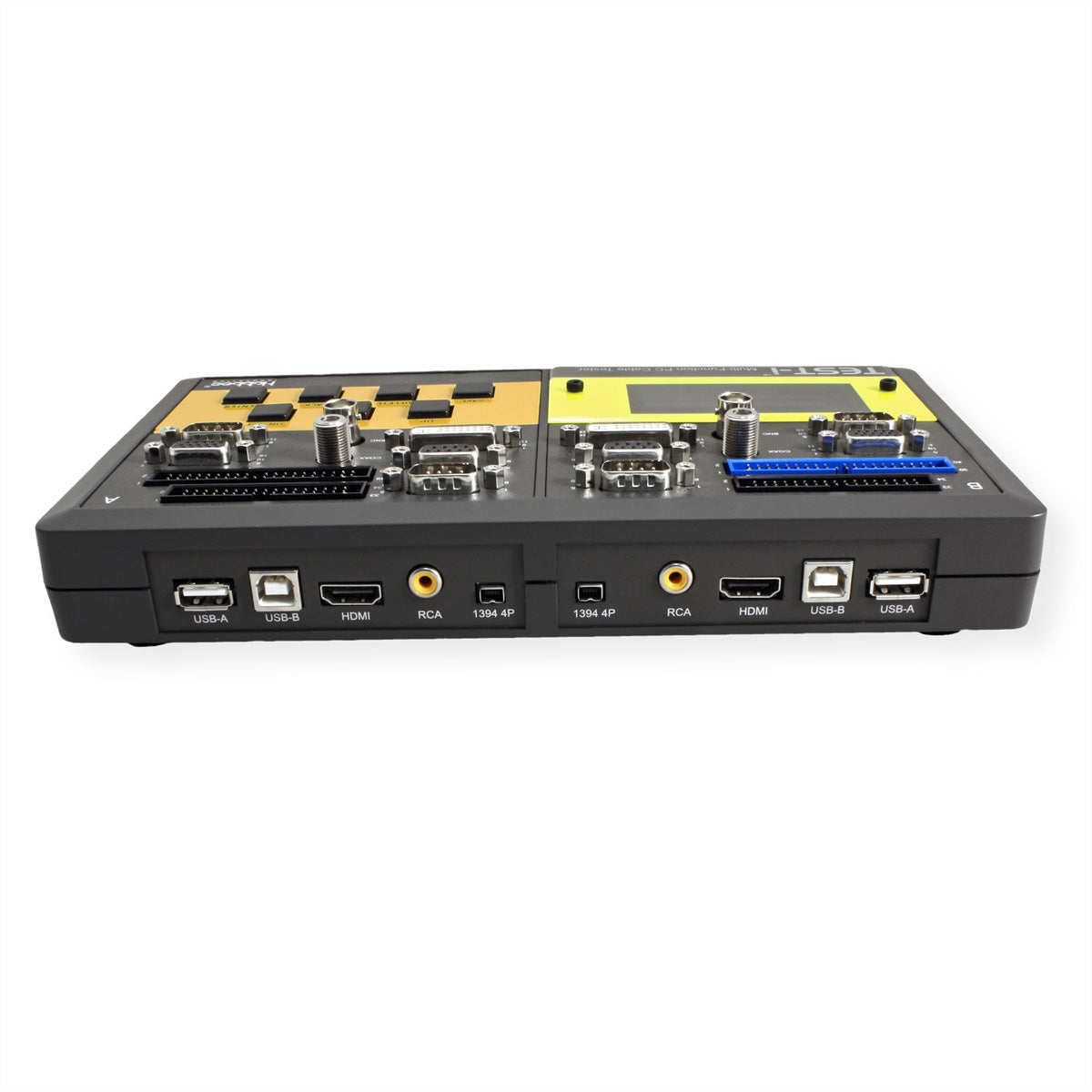 HOBBES TEST-i – Netzwerk-Kabeltester – RJ45/BNC/USB, LCD