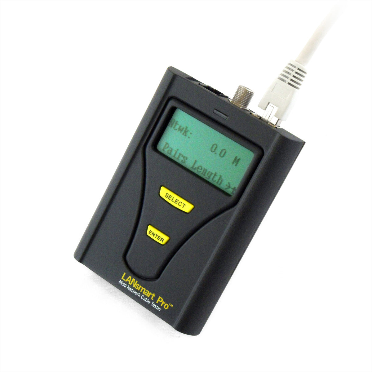 HOBBES LANsmart Pro – Netzwerkkabel-Tester – RJ45/RJ11, Koax/Telefonkabel, LCD, für Cat5/Cat5e/Cat6