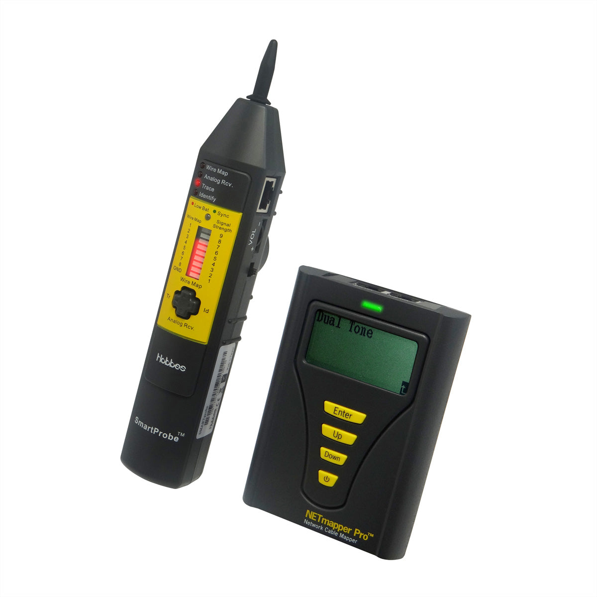 HOBBES NETmapper Pro – Netzwerk-Kabeltester – RJ45, PoE, LCD