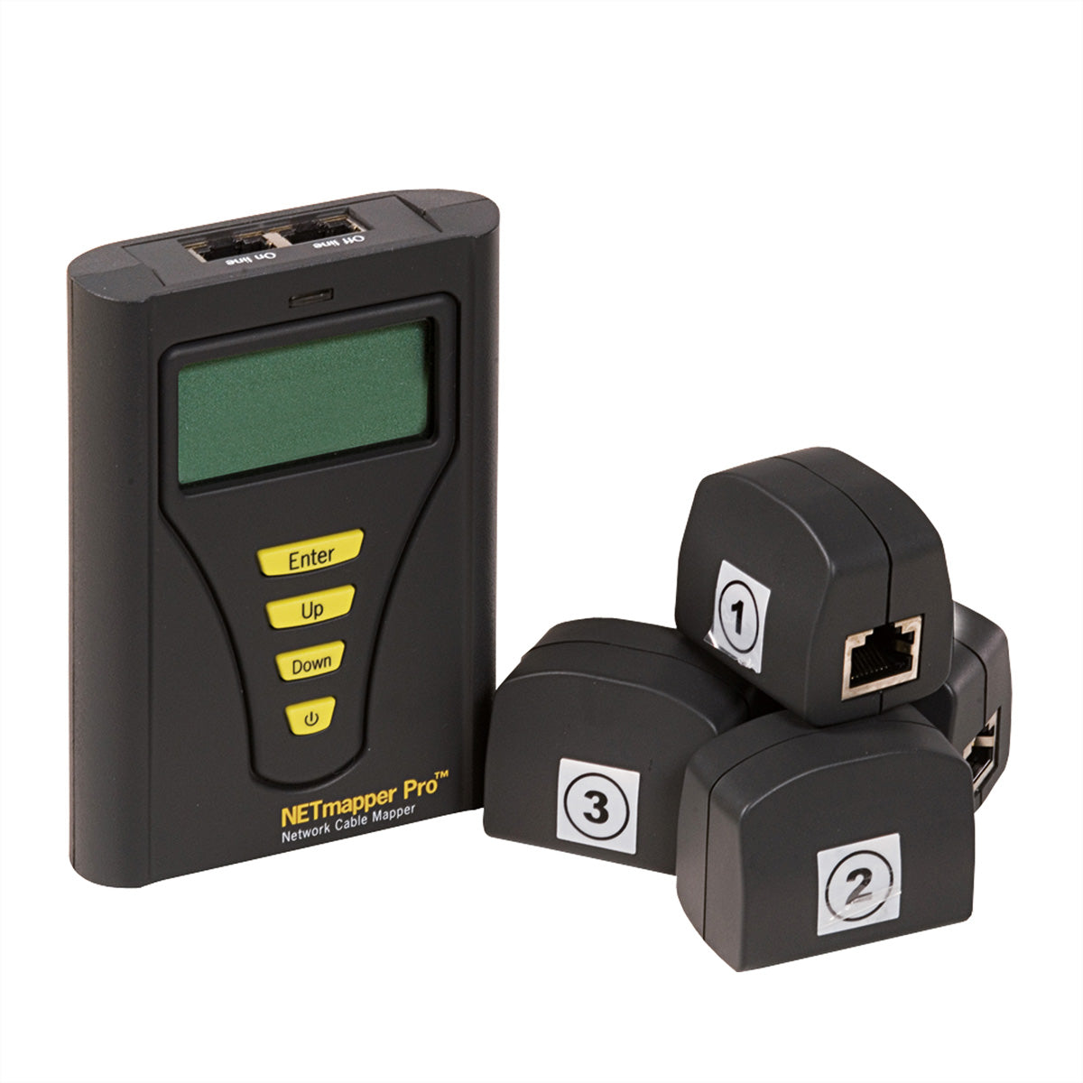 HOBBES NETmapper Pro – Netzwerk-Kabeltester – RJ45, LCD, Cat5/5e/6