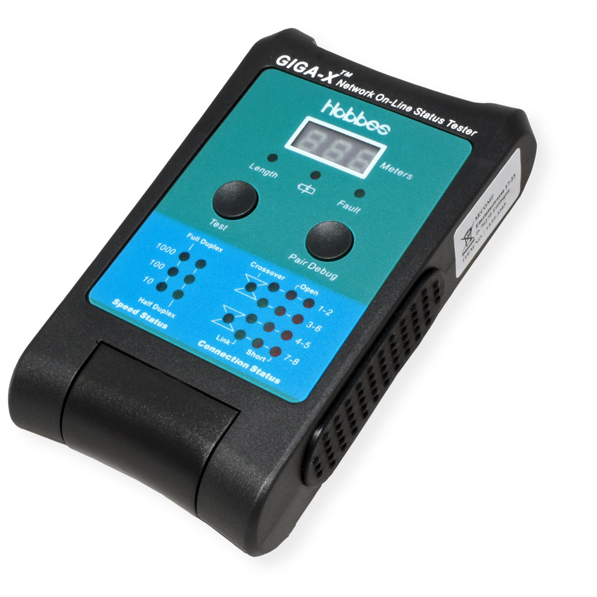 HOBBES GIGA-X – Netzwerk-Kabeltester – RJ45, 10/100/1000BASE-T, LED-Anzeige