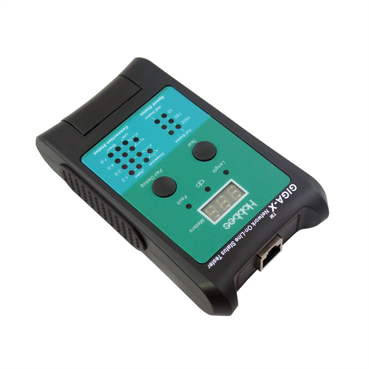 HOBBES GIGA-X – Netzwerk-Kabeltester – RJ45, 10/100/1000BASE-T, LED-Anzeige