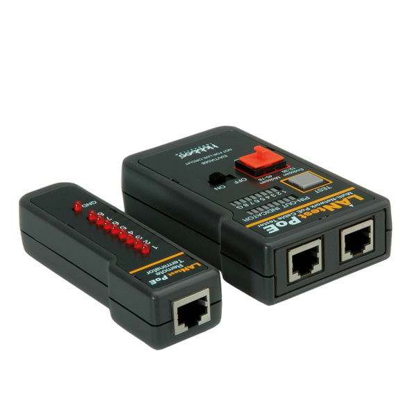 HOBBES LANtest Multinetwork – Netzwerk-Kabeltester – RJ45/BNC, PoE, für IEEE802.3af/802.3at