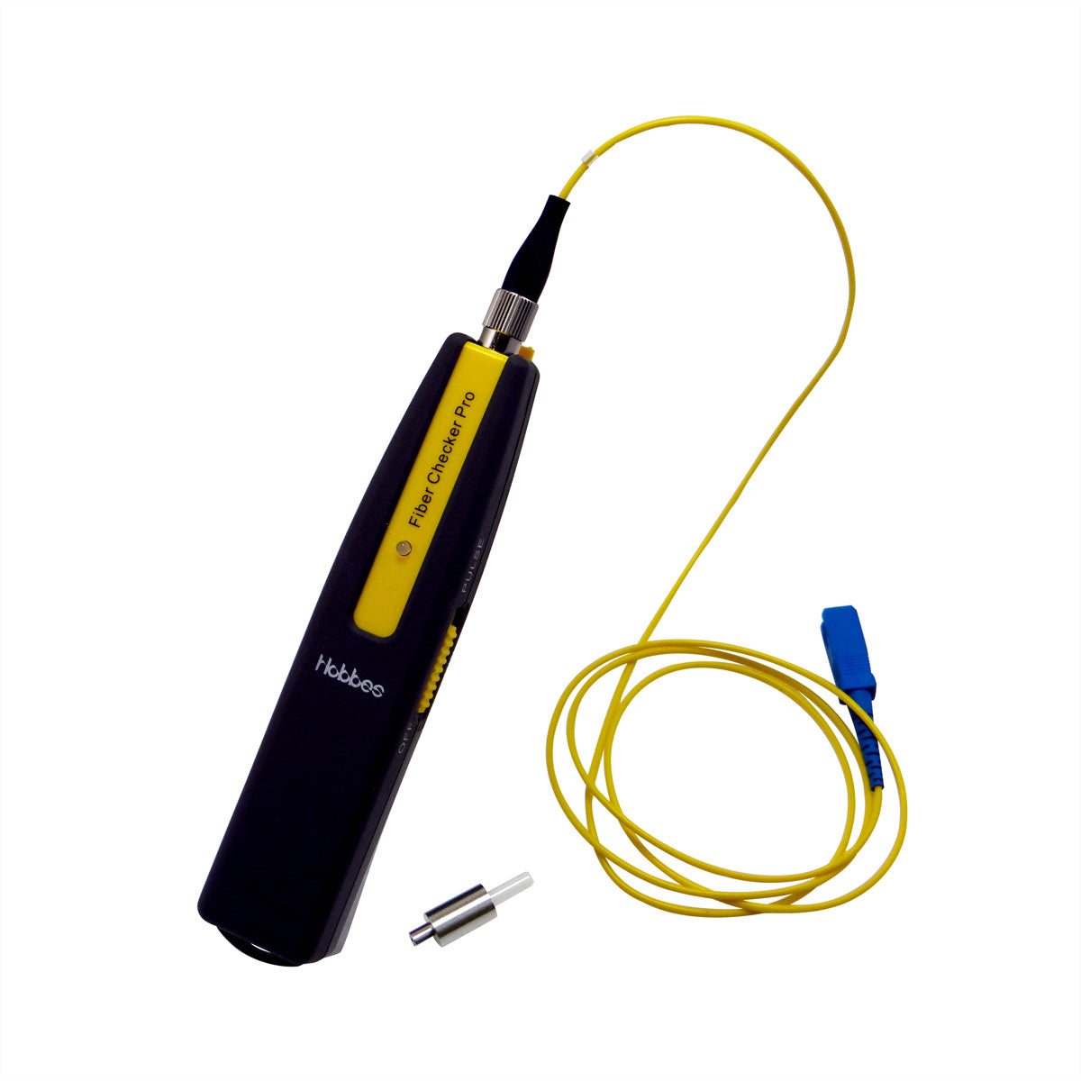HOBBES Fiber Checker Pro – LWL-Tester – 1,25 mm Adapter, 650 nm bis 3 km, für LC/ST/SC/FC