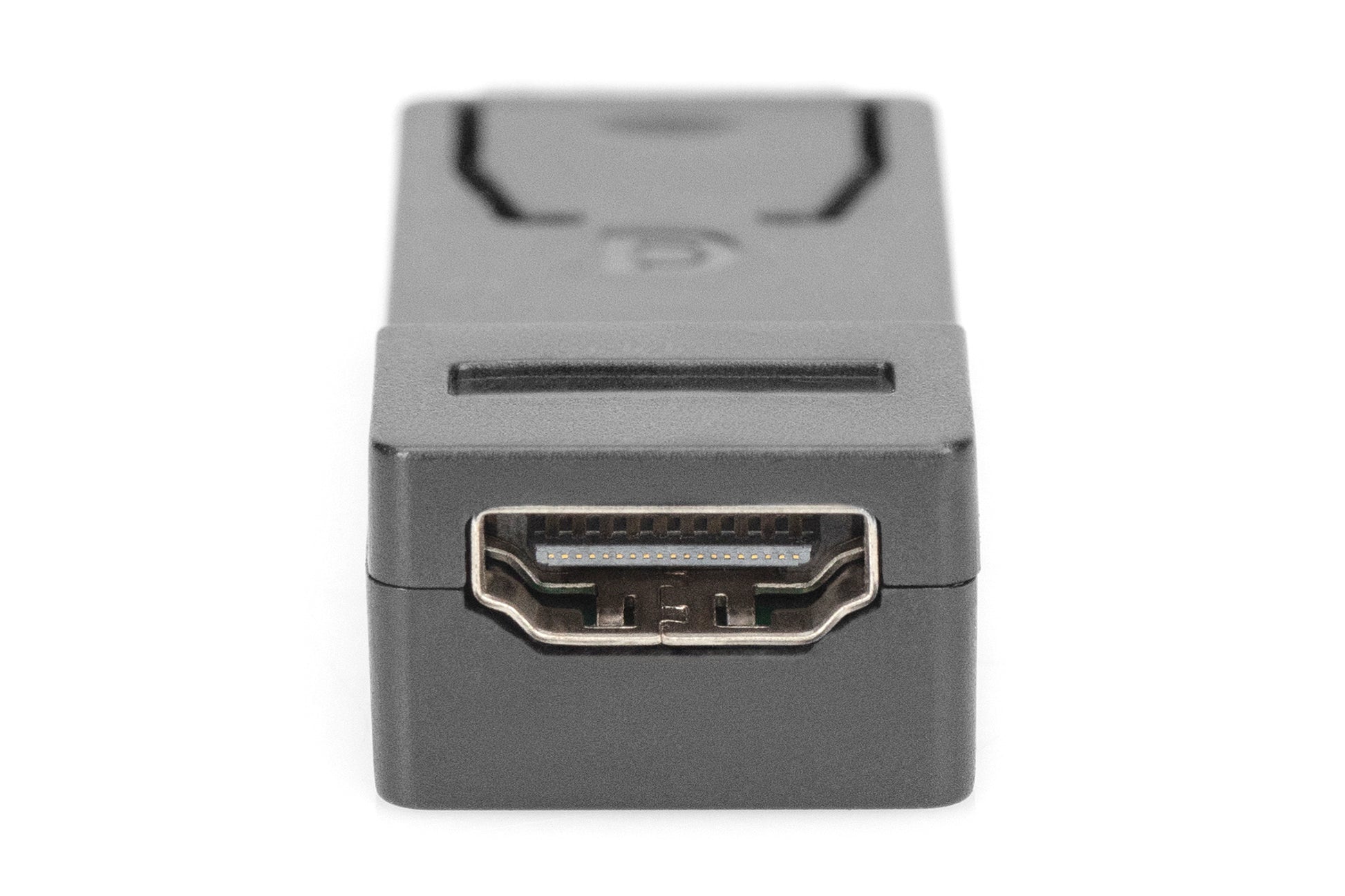Digitus DisplayPort (Stecker) auf HDMI Typ A (Buchse) Adapter mit Verriegelung