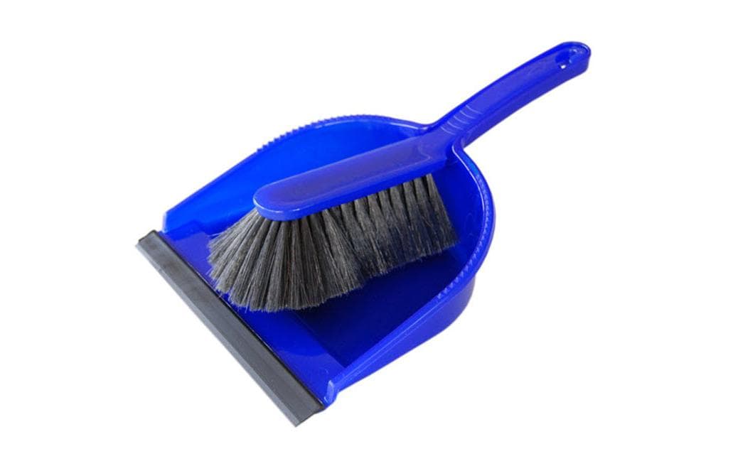 Edi Baur Kehrgarnitur – 22 cm – PP – Blau