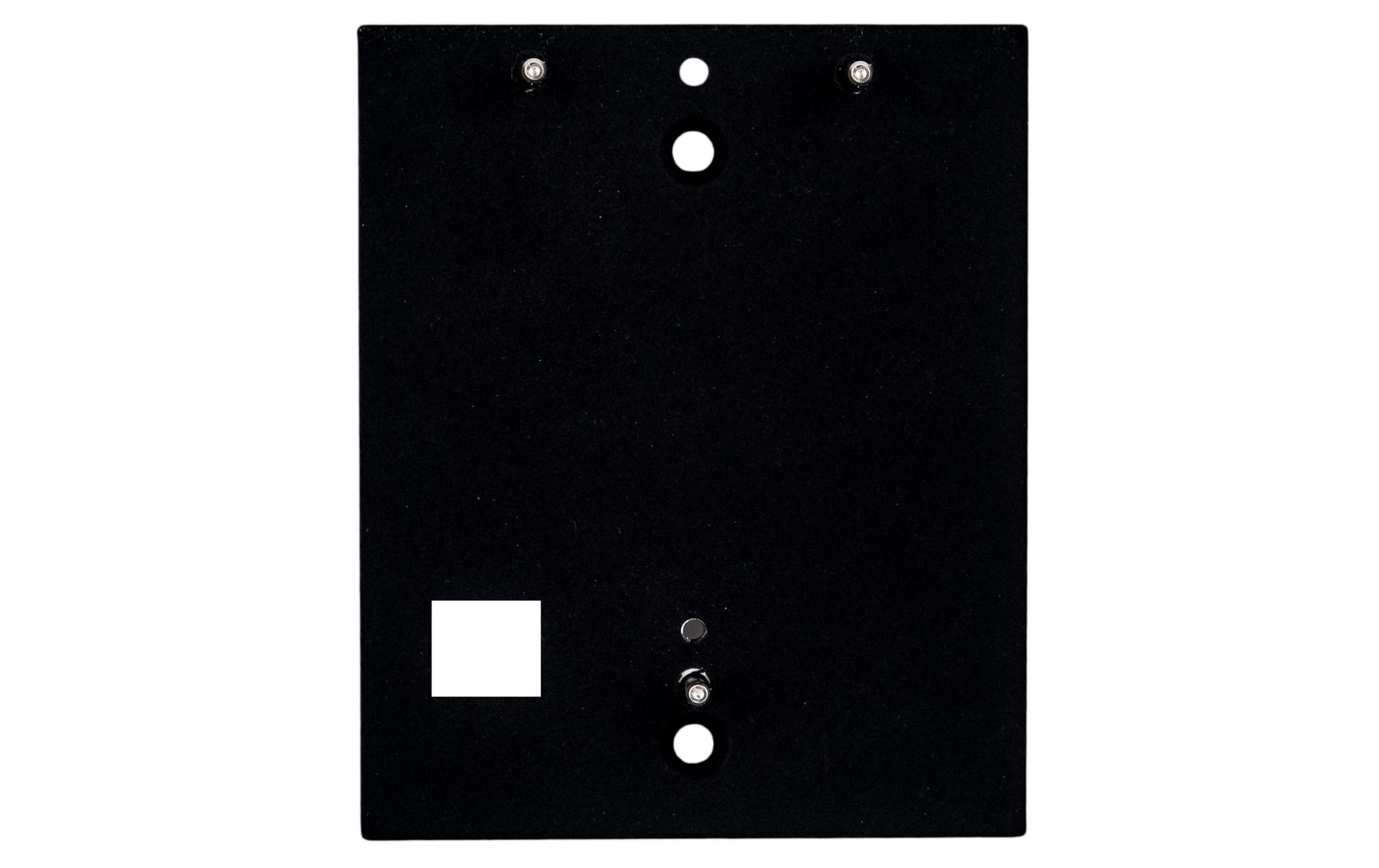 2N IP Verso Montageplatte 1 Modul Rückenplatte – 107×4×130 mm, für 2N IP Verso, 2N LTE Verso, Schwarz