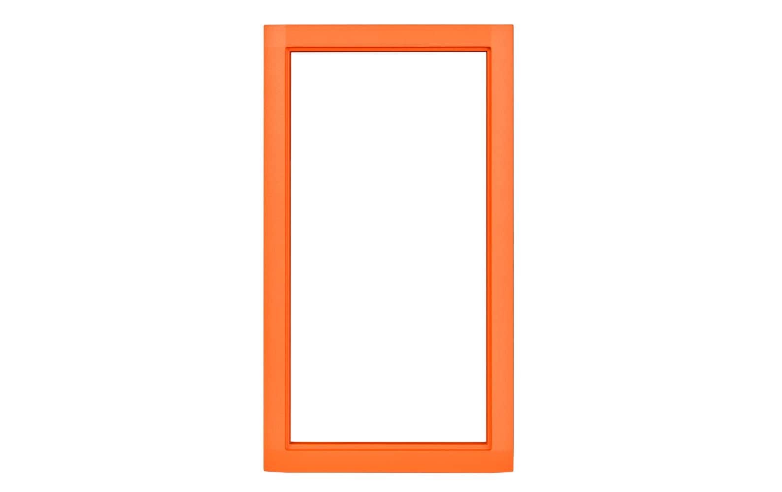 2N Safety Rahmen Türklingel-Zubehör – 135×12×243 mm, Orange, für 2N Helios IP Safety, 2N Analog Safety