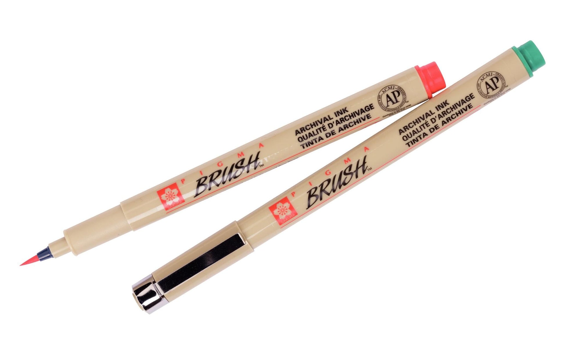 Sakura Pigma Pinselstift – Pinselspitze, 9 Farben