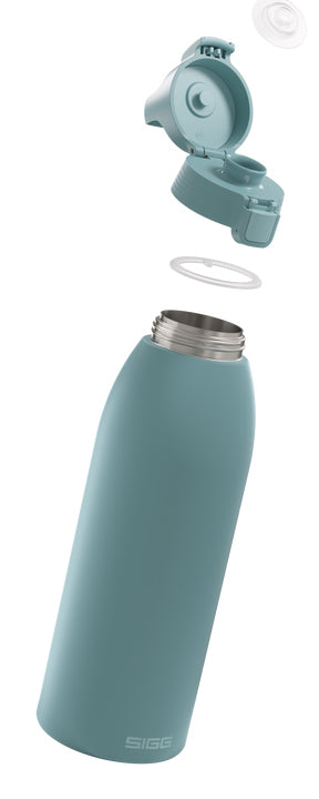 SIGG Shield One Isolierflasche 1,5 l – doppelwandig, Edelstahl, Klappdeckel