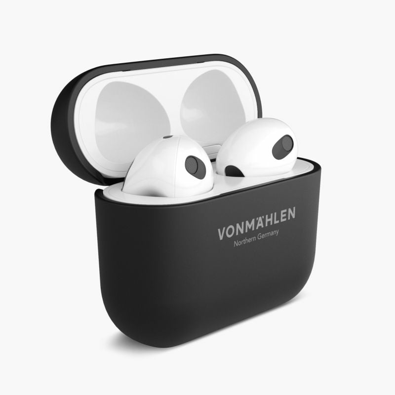 Vonmählen Thin Case – Schutzhülle – für Apple AirPods (3. Gen.) – Schwarz