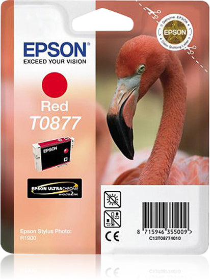Epson Tintenpatrone T0877, magenta, 915 Seiten – für Inkjetdrucker und Multifunktionsgeräte