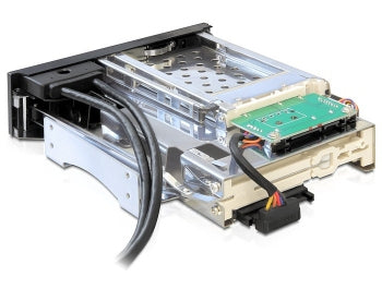 DeLOCK 47209 – 2-Bay Einbausatz für 2,5"/3,5" HDD, SATA
