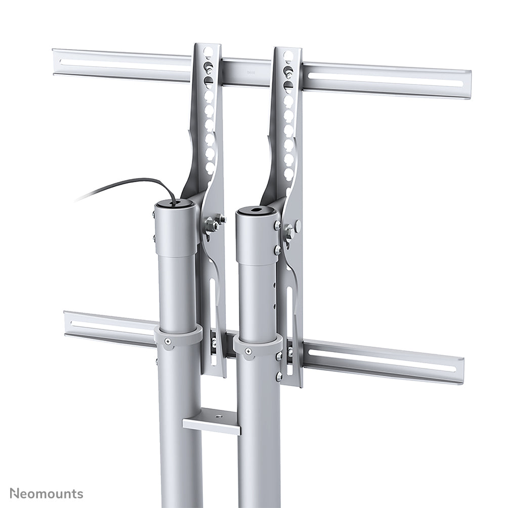 Neomounts PLASMA-M1800E – Displayständer, höhenverstellbar, für 31", VESA 200×200, bis 35 kg, Silber