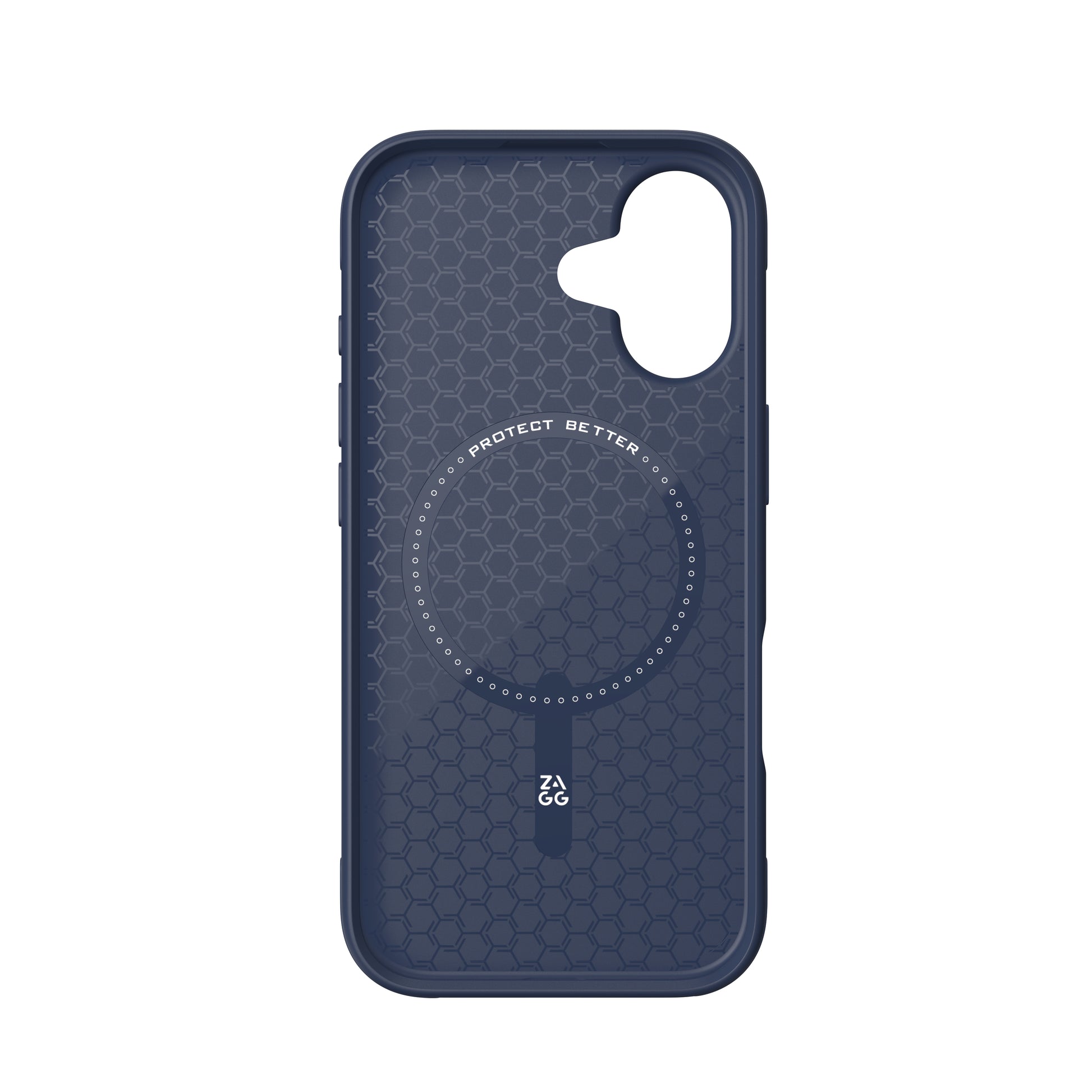 ZAGG Luxe Snap Backcover – für Apple iPhone 17, MagSafe, Graphen, Navy, bis 3 m Sturzsicher