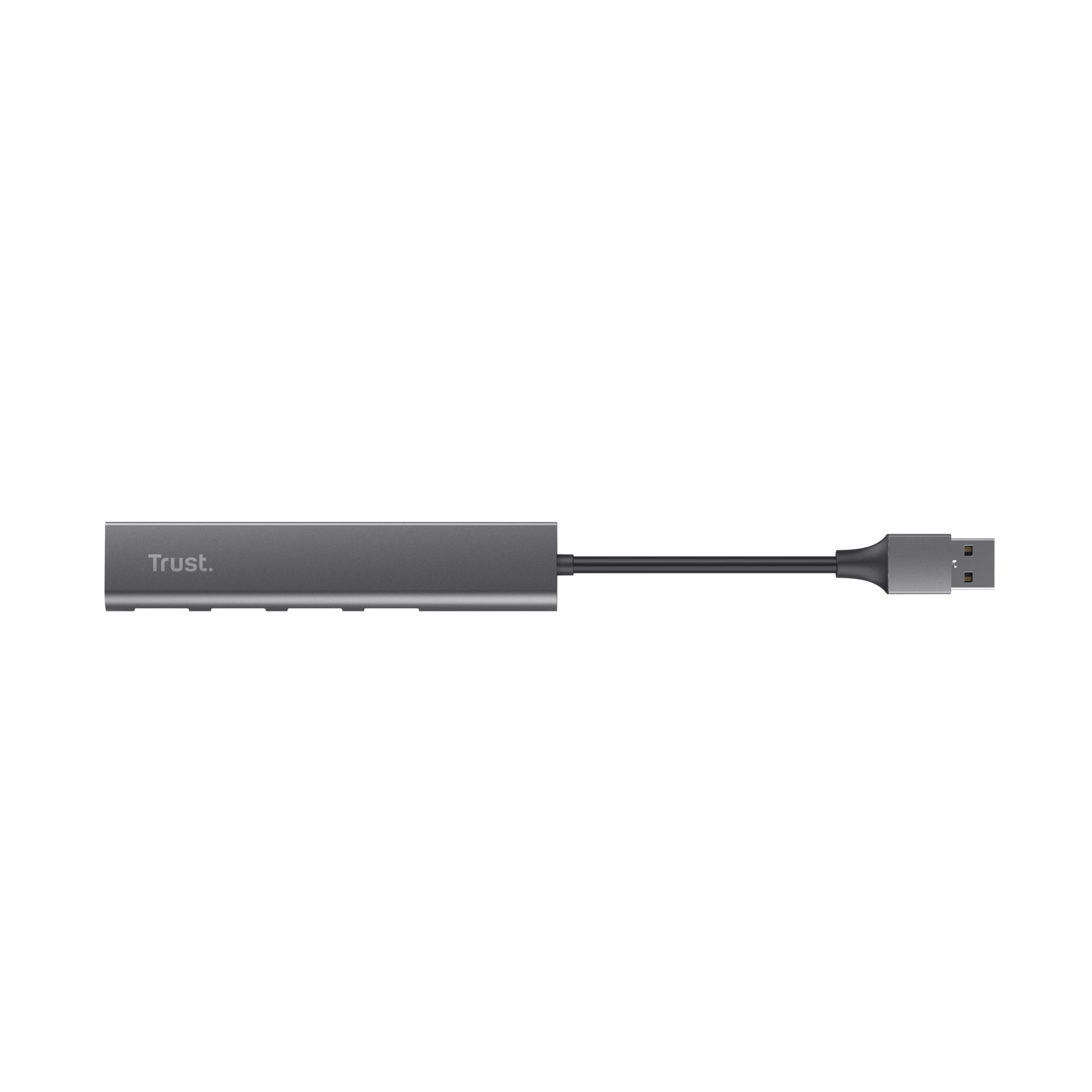 Trust Halyx USB-Hub – 4× USB-A, für Windows/Mac/ChromeOS