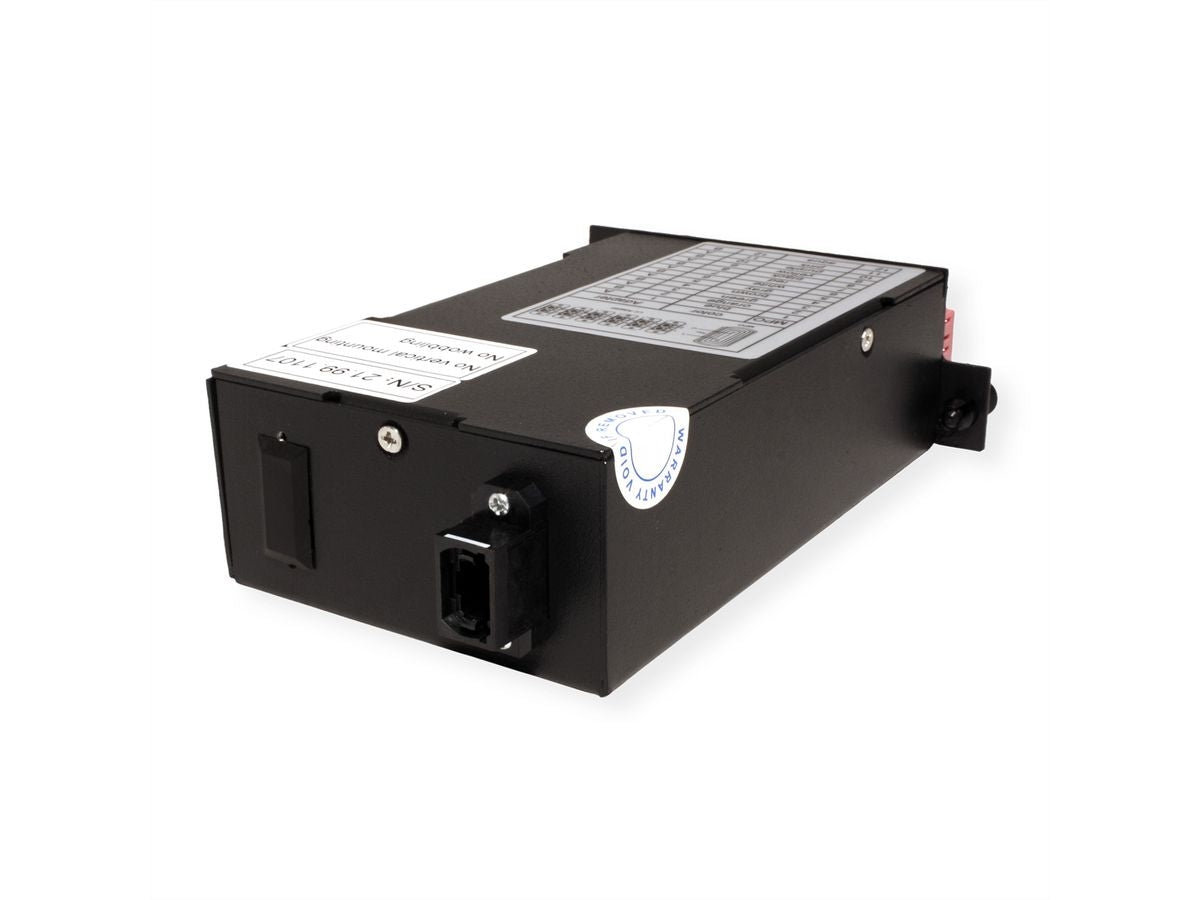 VALUE MPO-Modul – MPO (männlich) zu 12× LC (weiblich), Multimode OM4, Schwarz, 74,7×126,6×37,5 mm