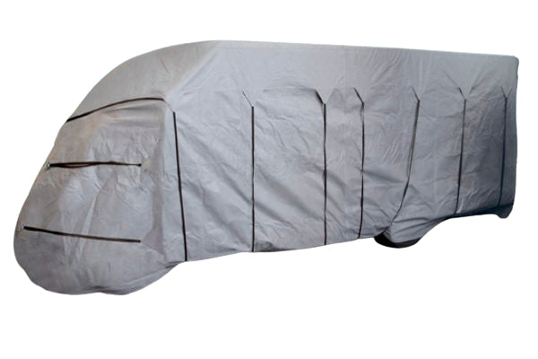Eurotrail Schutzhülle Volle Deckung – für Reisemobile & Caravans – 240 × 800 × 270 cm – Polyester, grau – 1 Stk