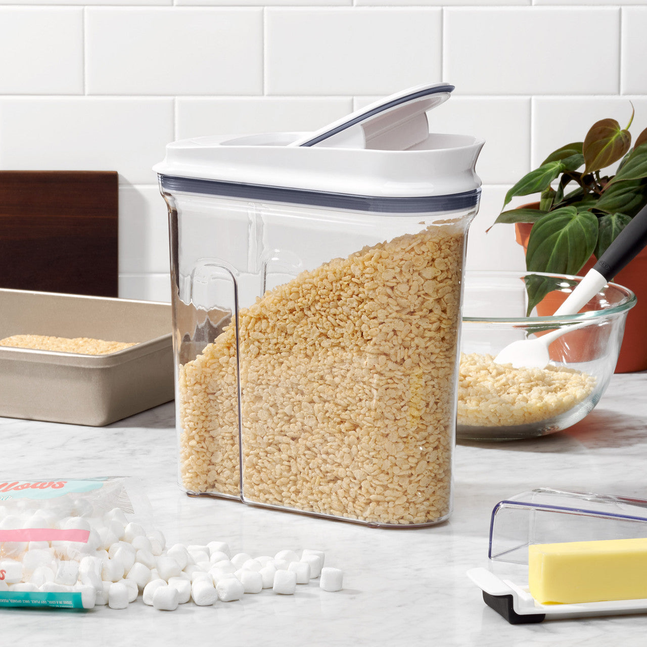 OXO Vorratsdose 4,2 L, 25,4 × 10,2 × 34,8 cm, Kunststoff, Transparent