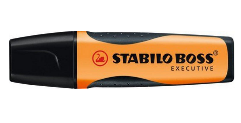 STABILO BOSS Textmarker Orange – Keilspitze, 2–5 mm