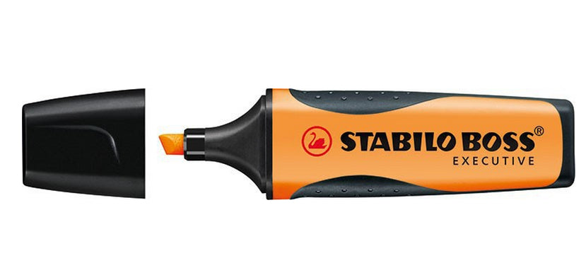 STABILO BOSS Textmarker Orange – Keilspitze, 2–5 mm