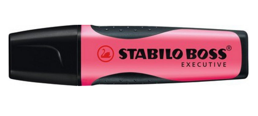 STABILO BOSS Textmarker Pink – Keilspitze, 2–5 mm, auf Wasserbasis