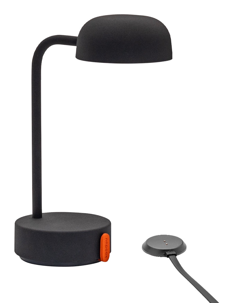 Kooduu Tischleuchte FOKUS – LED 1 W, 83 lm, 2700 K, dimmbar, Akku, USB – Anthrazit