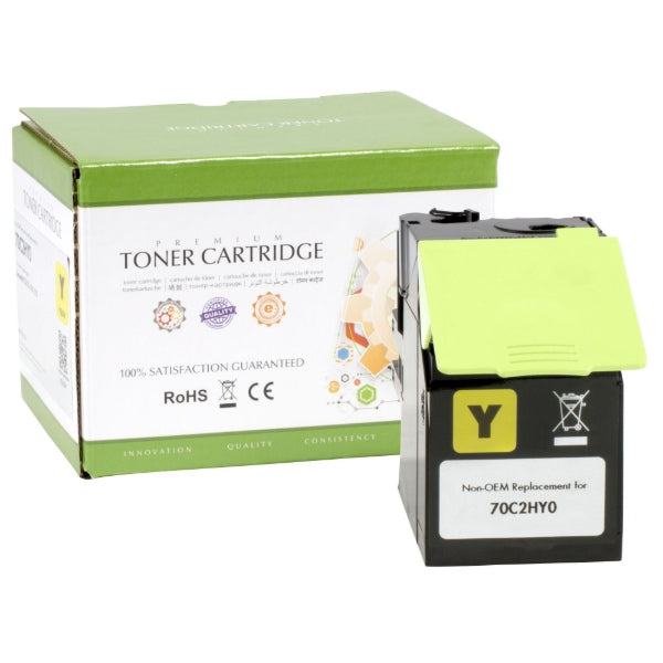 Static Control Components Static Control – Toner 70C2HY0 – Gelb, 3000 Seiten – für Lexmark