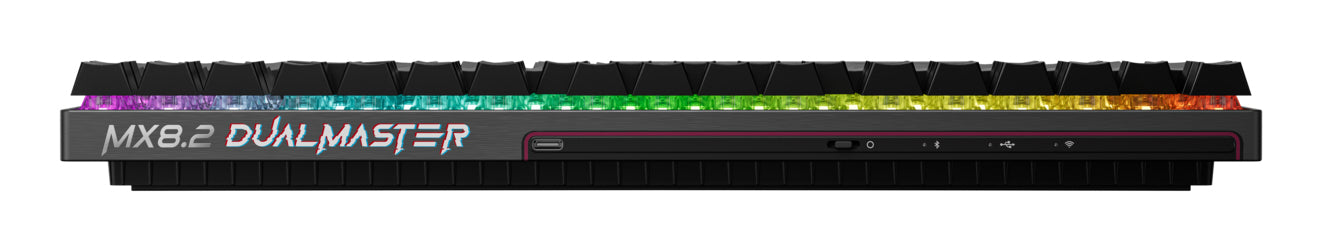 CHERRY MX 8.2 Pro TMR – Tastatur, kabellos (Bluetooth/2,4 GHz), UK-Layout (EN) – für Windows & iOS