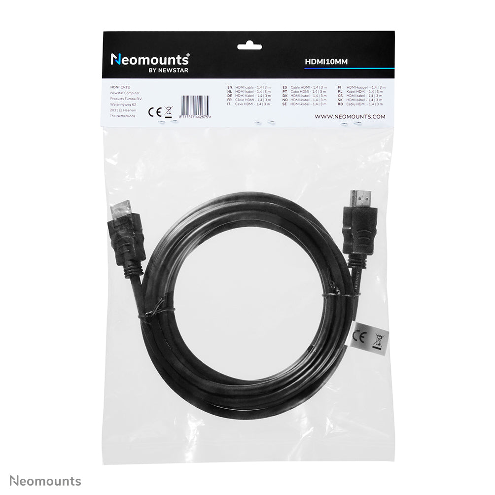 Neomounts HDMI Kabel HDMI 1.3 1080p 60 Hz – 3 m
