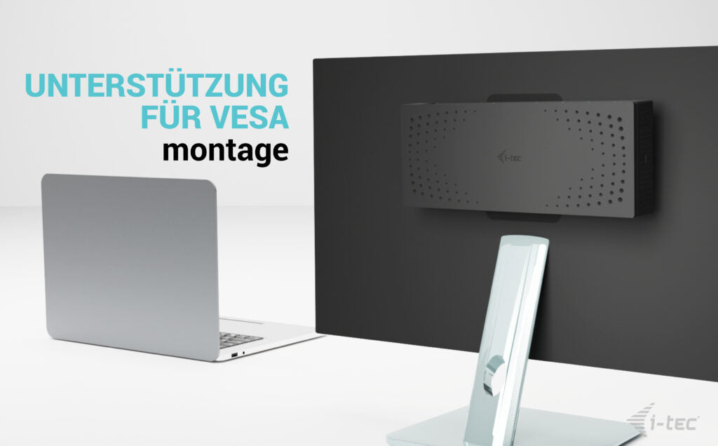 i-tec Universelle Dockingstation – USB-C, 2× DP, 3× HDMI, 3× USB-A, 2× USB-C, 100 W PD, 2,5GbE