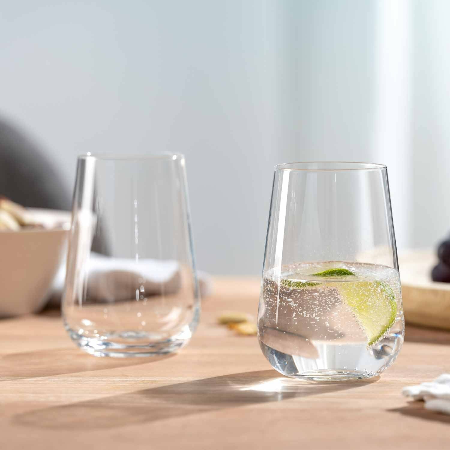 LEONARDO Trinkglas Paladino – 6er Set, 370 ml, Ø 7,8 cm, H 11,5 cm, Kristallglas, spülmaschinenfest
