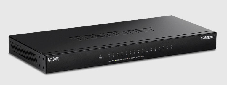 TRENDnet TEG-S3160 – Switch – 16×2.5G, 19" Rack