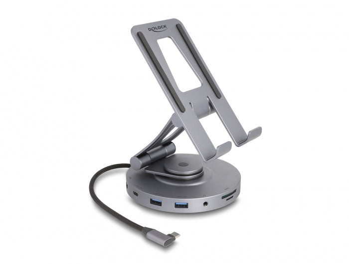 DeLOCK 88017 Dockingstation – USB-C, 1× HDMI, 2× USB-A, SD/microSD, 3,5 mm Audio, für Windows/Mac/Android