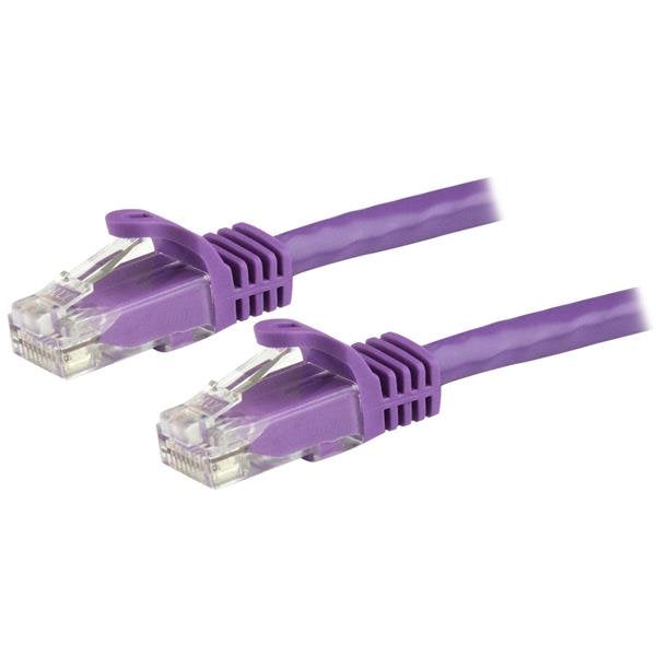 StarTech.com Patchkabel – Cat6 U/UTP, 15 m, Violett, RJ-45