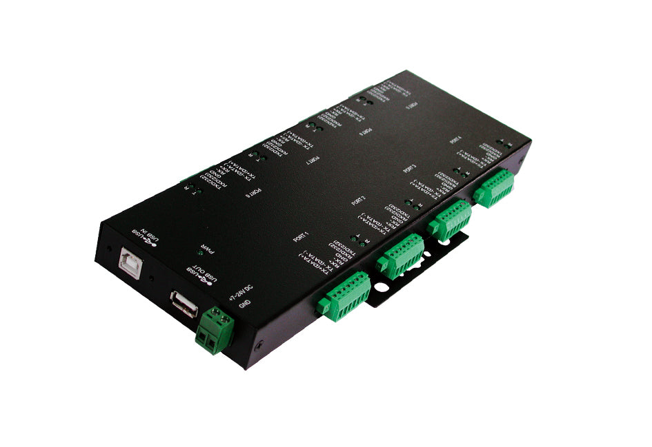 EXSYS EX-1339HMVS USB-Seriell-Konverter – USB 2.0 zu 8× RS-232/422/485, ESD 15 kV, Opto-isoliert