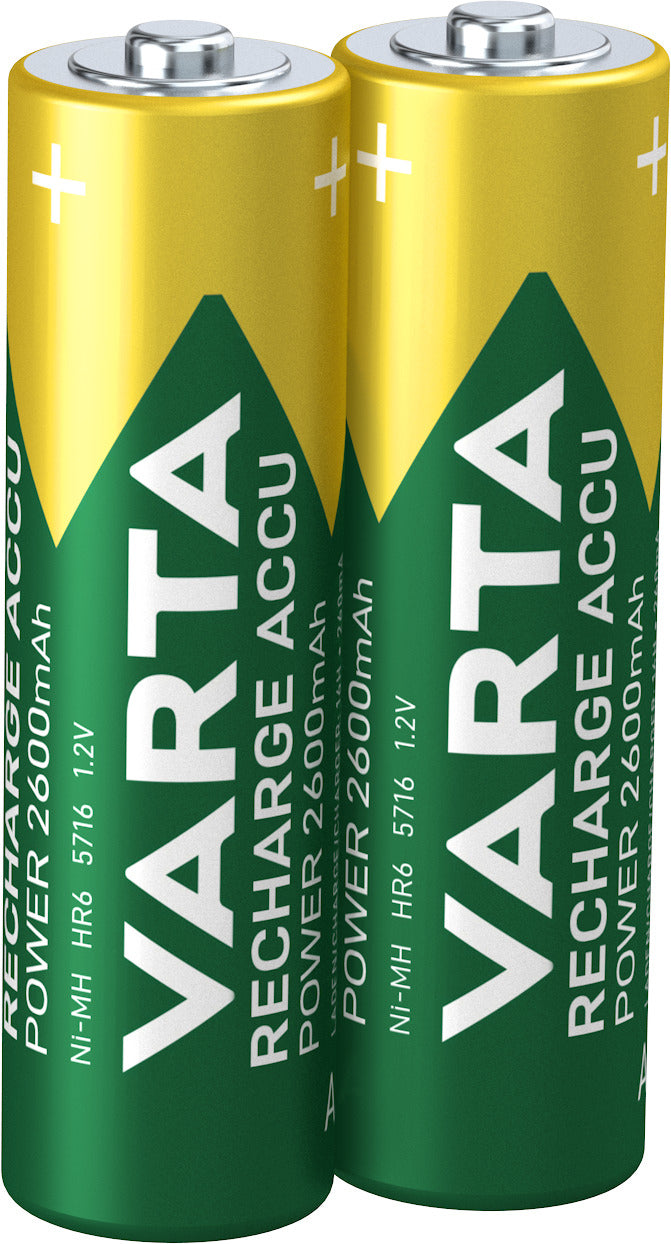 Varta Power Akku 1,2 V 2600 mAh 3,12 Wh Ni-MH – für Geräte