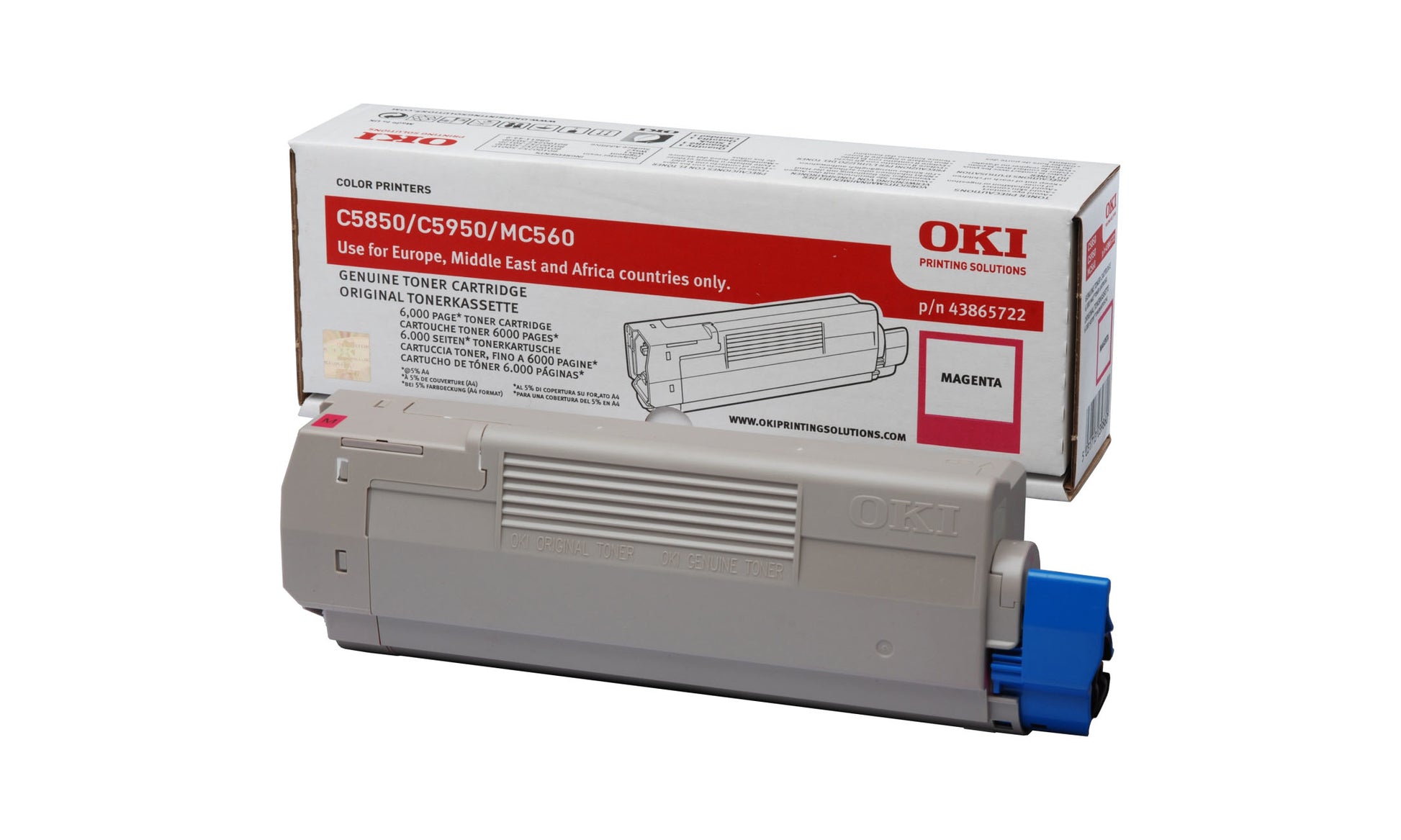 OKI Toner – magenta, 6000 Seiten