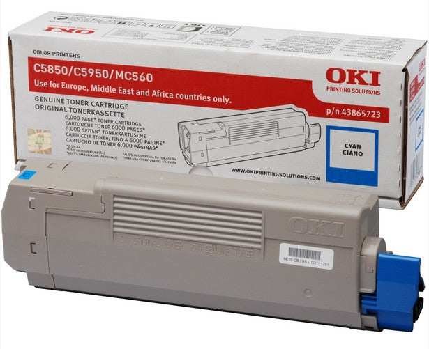 OKI Toner – cyan, 6000 Seiten