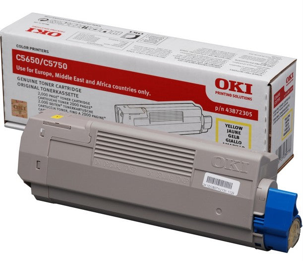 OKI Toner – gelb, 2000 Seiten