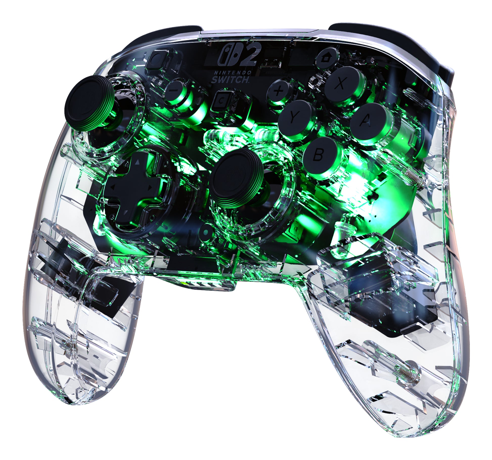 Turtle Beach Afterglow TBC-8104 – Gamepad – USB + Bluetooth, RGB-Beleuchtung, für Nintendo Switch, Transparent