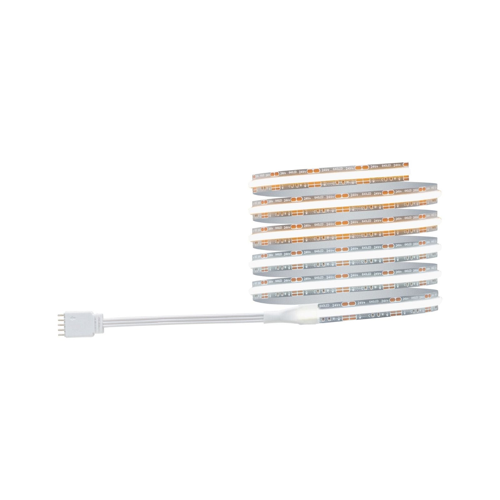 Paulmann LED-Strip MaxLED 500 – Basisset, 1,5 m, 900 lm, 11 W, 2700–6500 K, dimmbar, silber, inkl. Netzteil