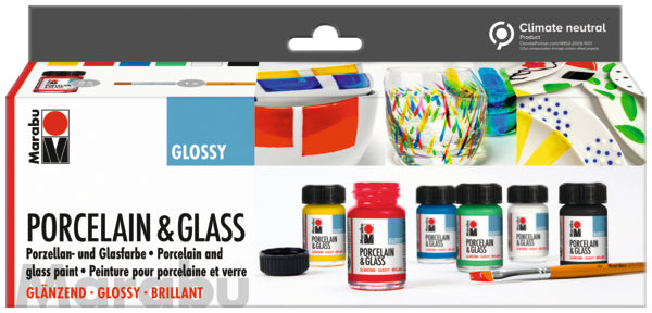 Marabu Acrylfarbe – Set – 6 Farben, 6 × 15 ml