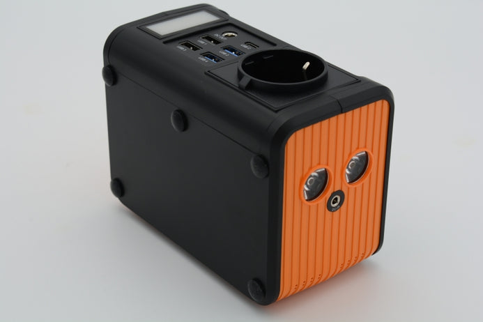 Technaxx TX-205+ – Powerstation, 74 Wh, 120 W AC, Li-Ion, 1× Schuko (Typ F), USB PD, Quick Charge 3.0