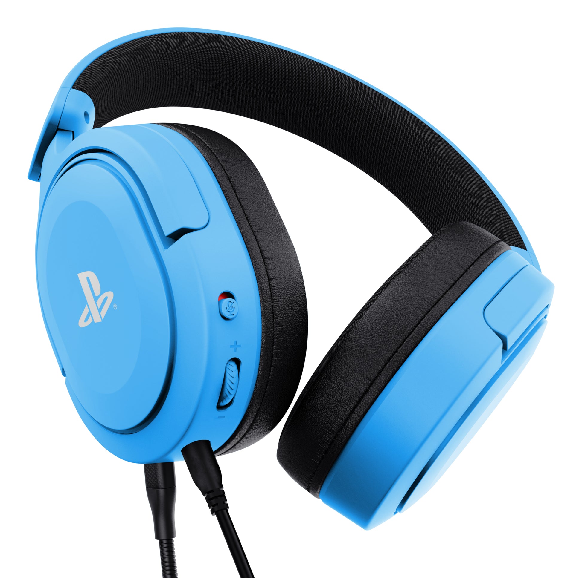 Trust GXT498B Forta Gaming-Headset – Over-Ear, Stereo, 3,5 mm Klinke, für PS5, PS4 und andere, Blau