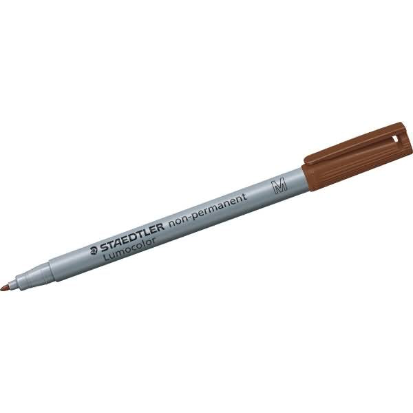 Staedtler Non-Permanent-Marker Lumocolor – mittel 0,8-1 mm – braun – nachfüllbar
