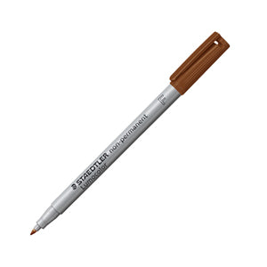 Staedtler Non-Permanent-Marker Lumocolor – fein 0,6 mm – braun – nachfüllbar