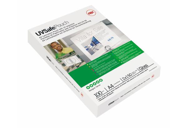 GBC Laminierfolien A4 glänzend – 2×150 µm, 100 Stk.