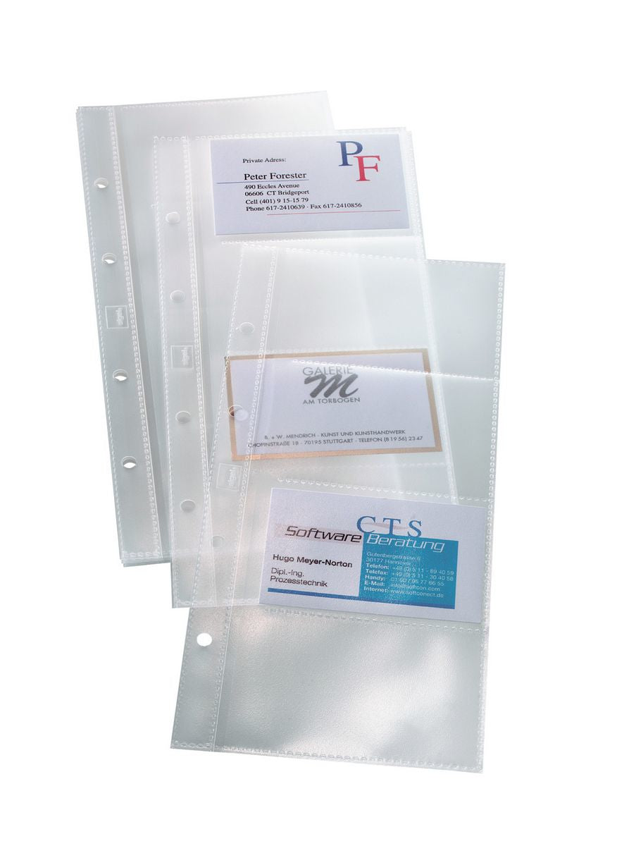 Sigel Sichtmappe – 10 Hüllen, Transparent, Kunststoff
